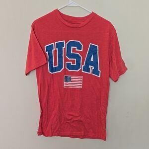 Red USA Graphic T-Shirt